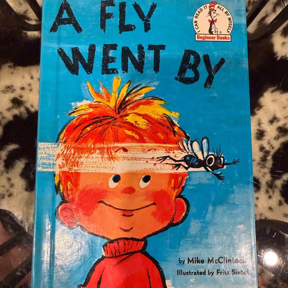 Dr. Seuss 'A Fly Went By' Book - Blue and Red Cover